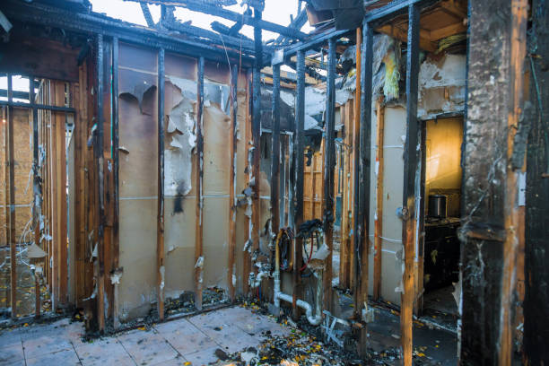 Professional Emergency Fire Cleanup technician working in Osseo, WI